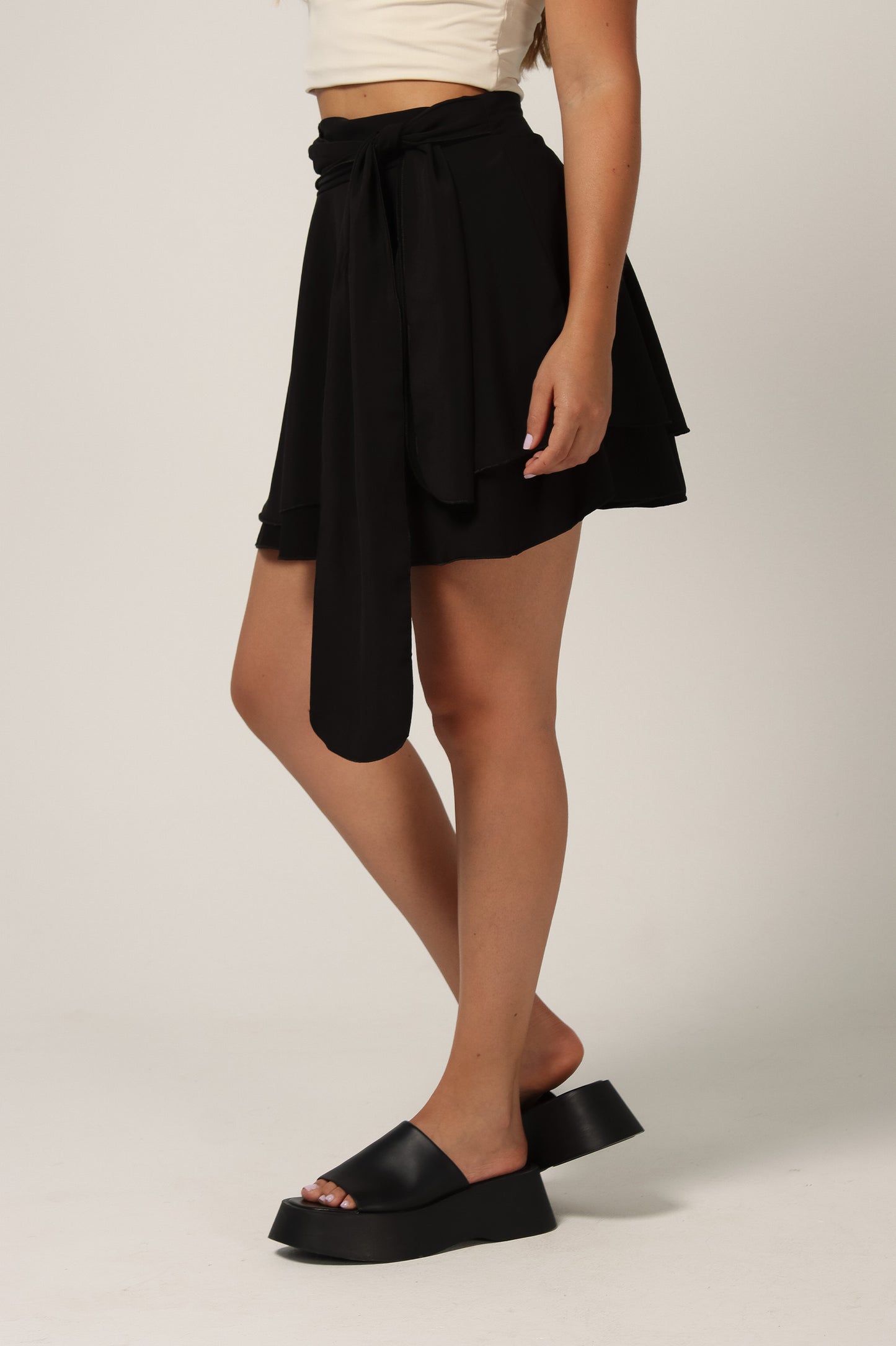 FALDA BAILARINA CUPRO - NEGRO