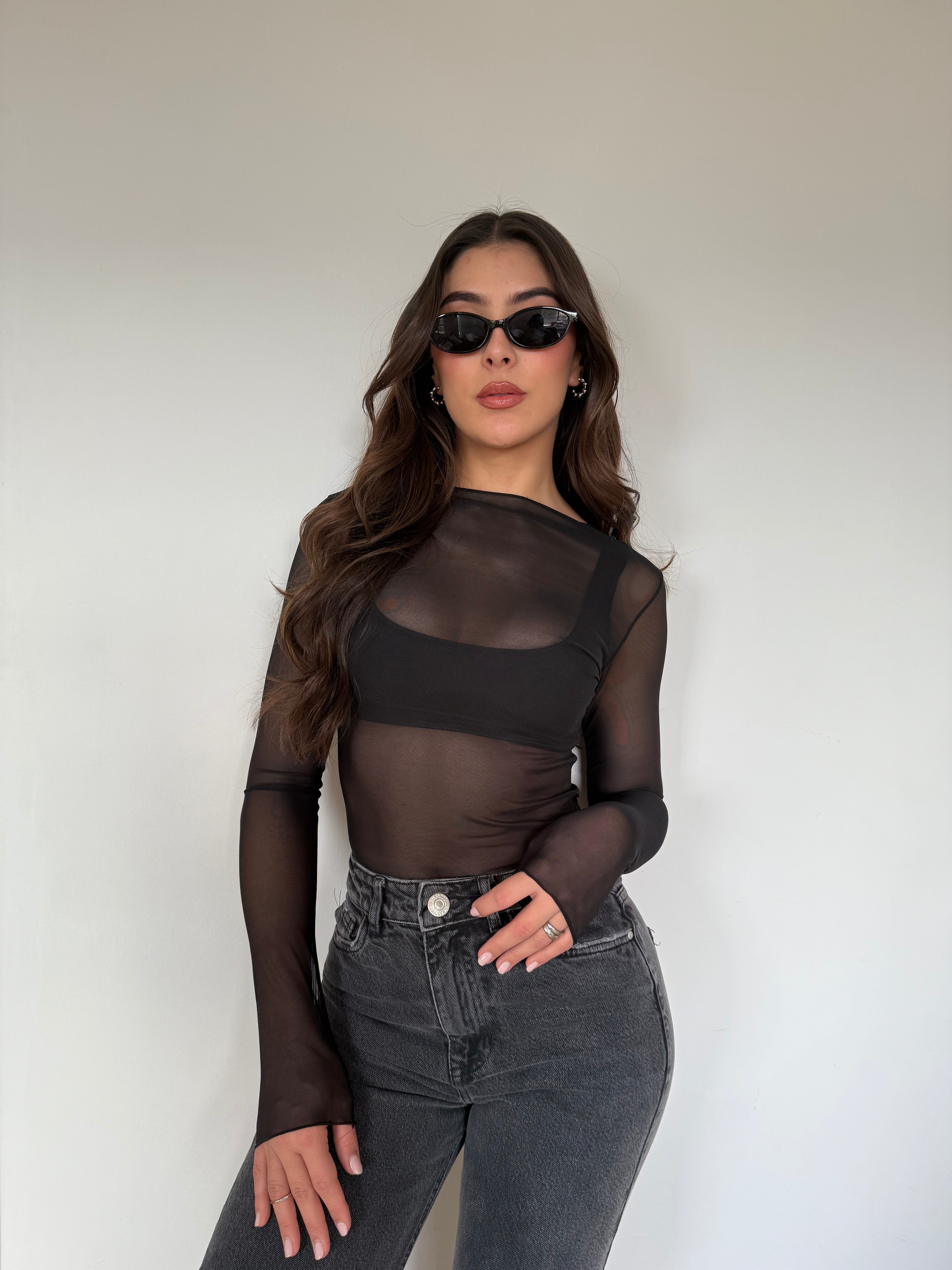 SET BLUSA MALLATEX -             NEGRO