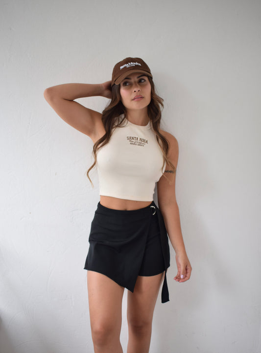 FALDA SHORT ANISTON - NEGRO