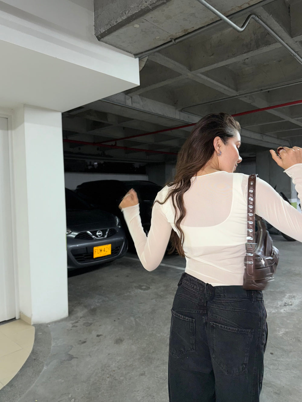 SET BLUSA MALLATEX -             MARFIL