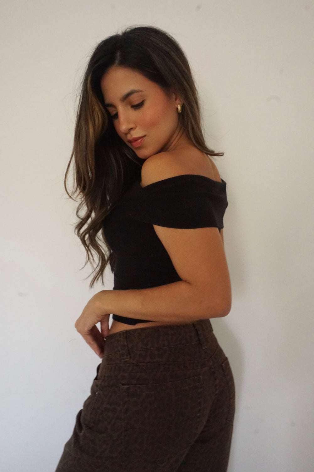 BLUSA RIB BANDEJA - NEGRO