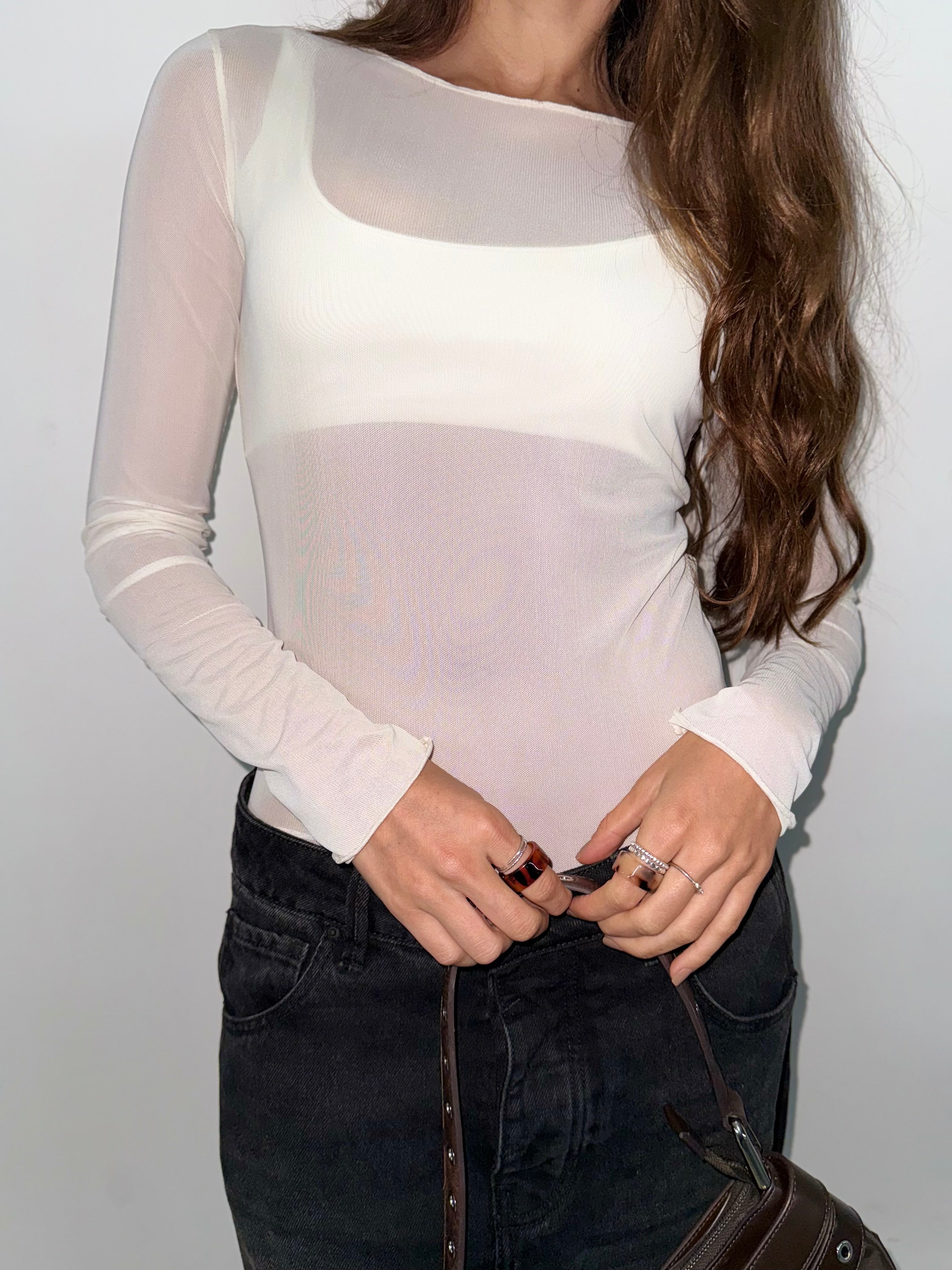 SET BLUSA MALLATEX -             MARFIL