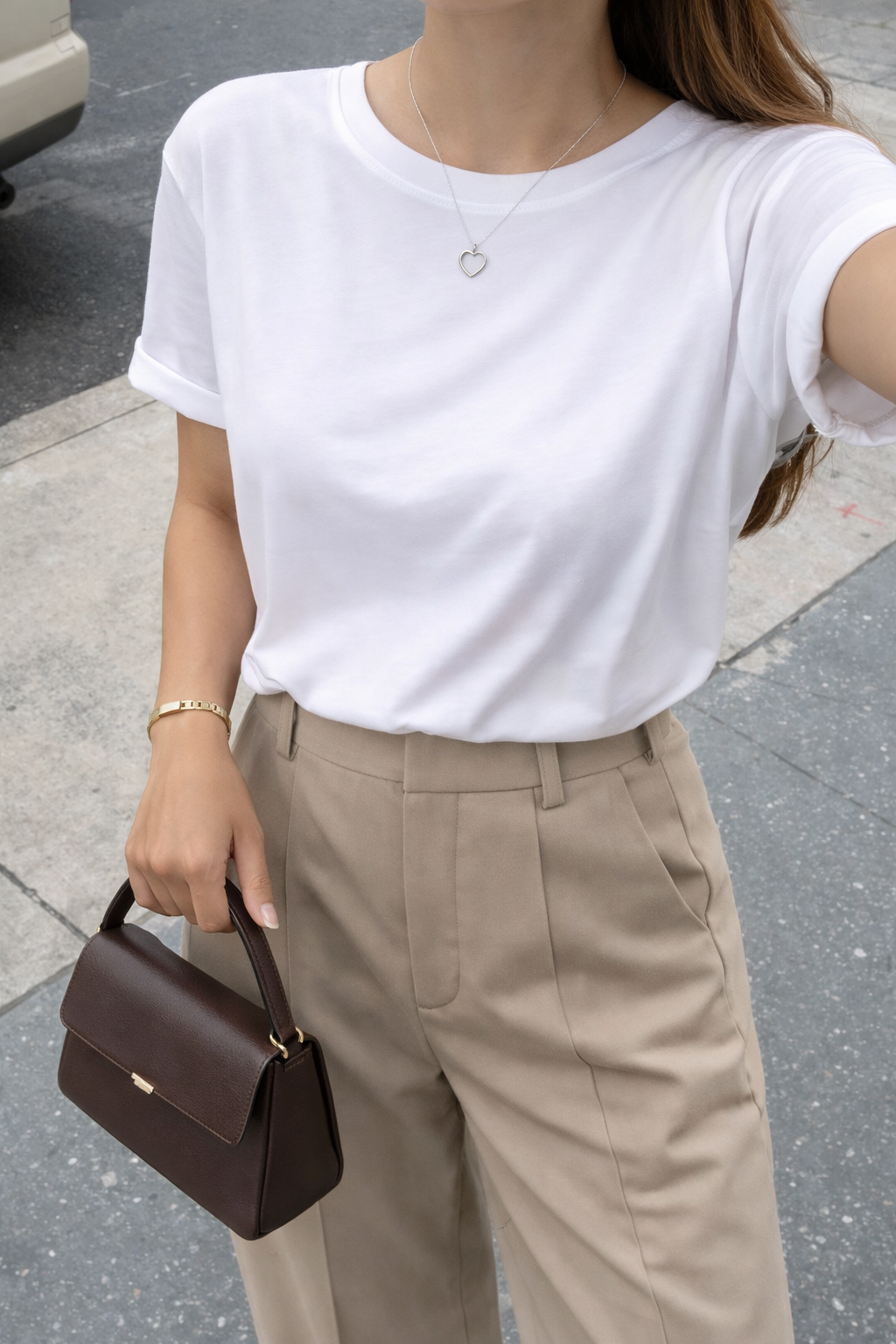 T-SHIRT BÁSICA ALGODÓN - BLANCO