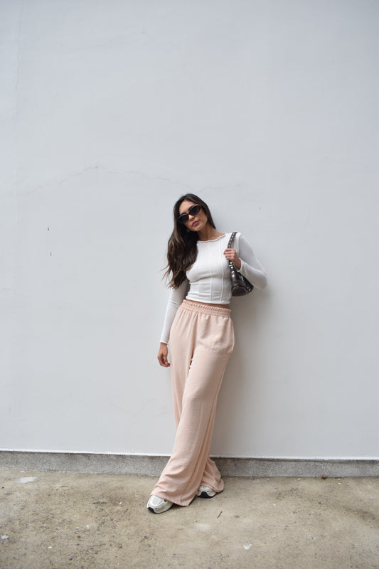 PANTALÓN CLÁSICO MOMMA - DURAZNO