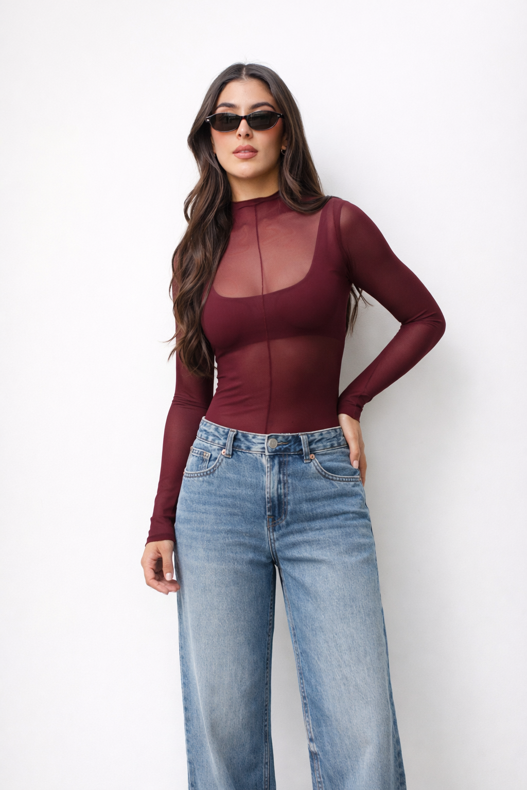 SET BODY MALLA - VINOTINTO