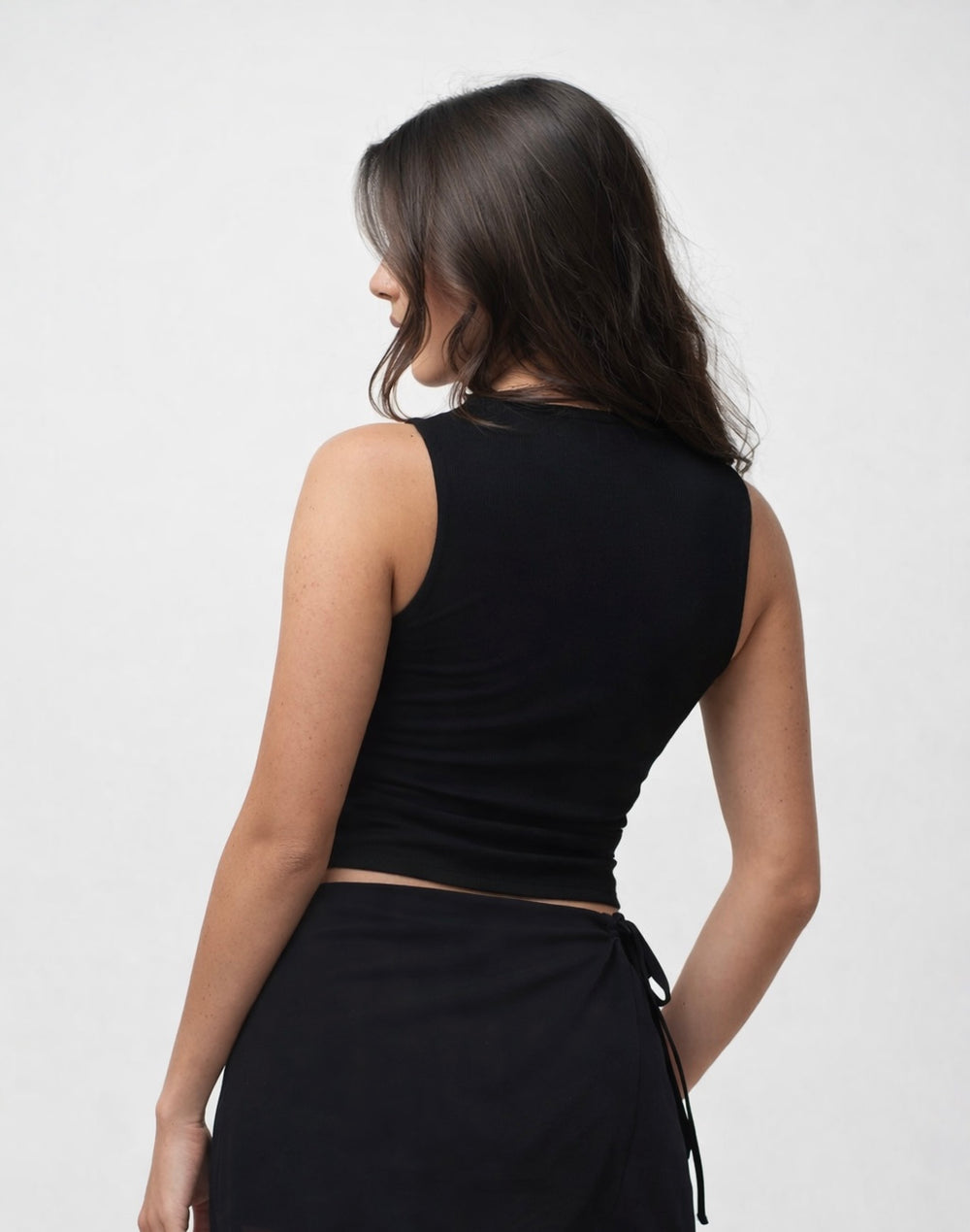 BLUSA RECOGIDO - NEGRO